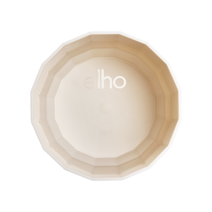 facet rund 17cm mandelrosa